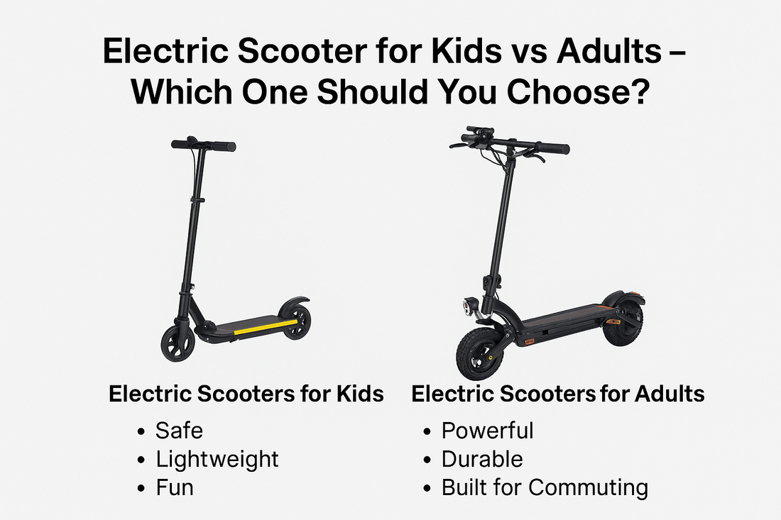 Elscooter för Barn eller Vuxen – Vilken Ska du Välja? (2025 Guide)