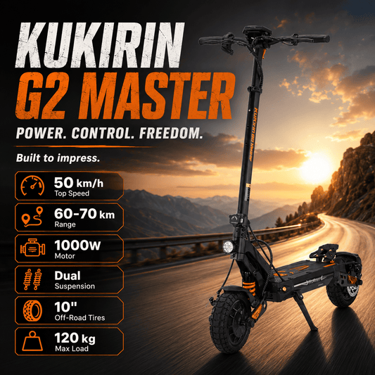 KuKirin G2 Master 2026 – Recension och test av Sveriges kraftfullaste elscooter