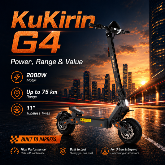 KuKirin G4 – en av de bästa och mest prisvärda kraftfulla elsparkcyklarna