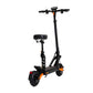 Bakifrån snedvy av KuKirin G2 Pro elsparkcykel med sadel och stötdämpning