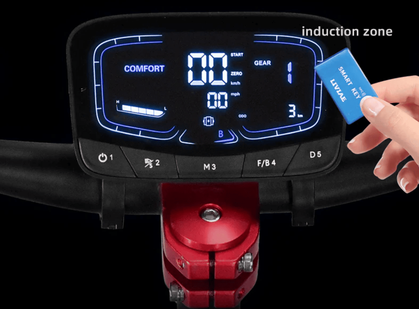 BOYUEDA Q7 PRO MAX Elsparkcykel – 3200W, 70 km/h, 90 km Räckvidd & NFC-start