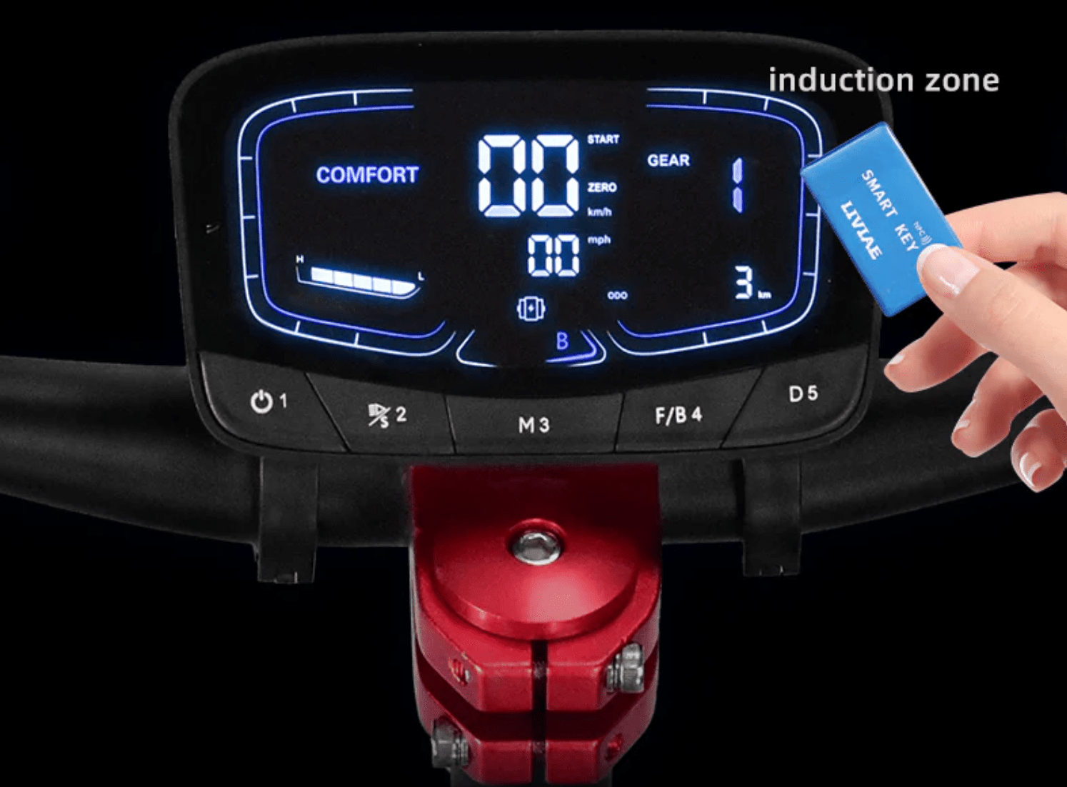 BOYUEDA Q7 PRO MAX Elsparkcykel – 3200W, 70 km/h, 90 km Räckvidd & NFC-start