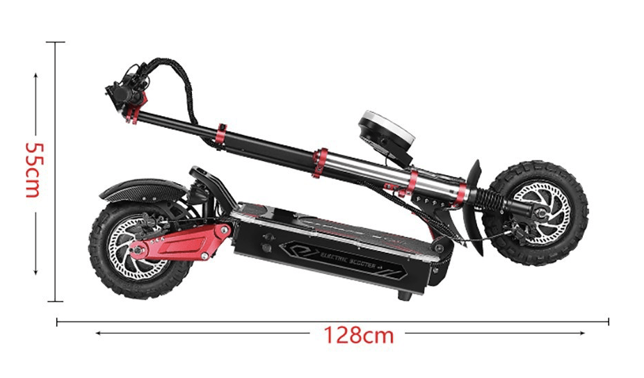 BOYUEDA S5-11 Elsparkcykel – Dubbla 3000W Motorer, 85 km/h & 120 km Räckvidd