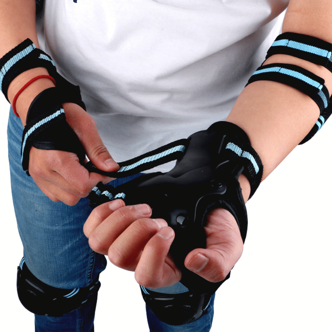 Knäskydd, armbågsskydd & handledsskydd (6-pack)