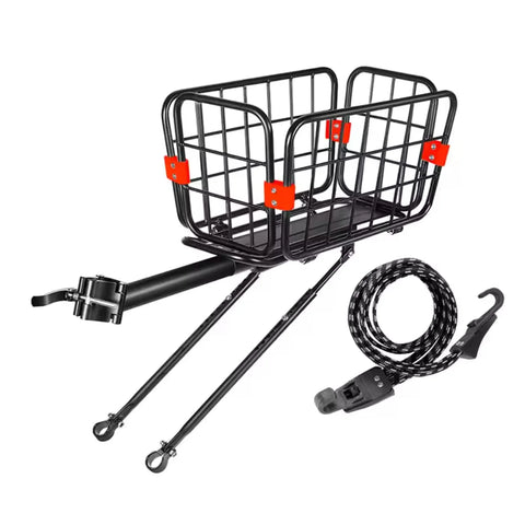 Smart pakethållare cykel med korg
