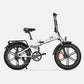 Vit Engwe Engine X hopfällbar elcykel – kompakt fatbike med breda däck och stark motor för pendling, stad och terräng