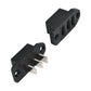 Set med hane och hona batterikontakt för HX X7 och X8