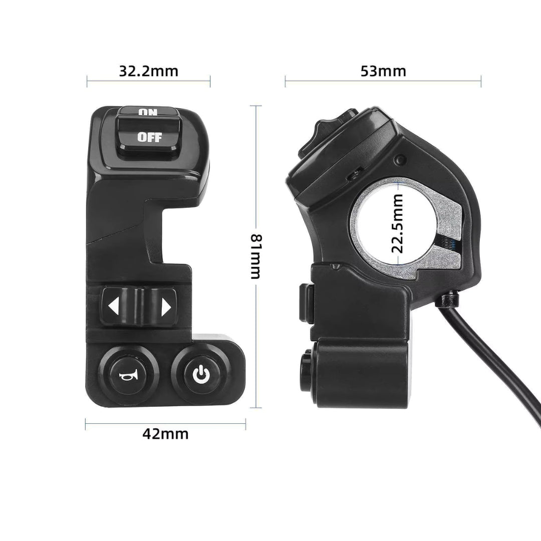 Ström-, blinkers- & signalreglage KuKirin G2 Pro/G2 Max – Reservdelar EcoDrift